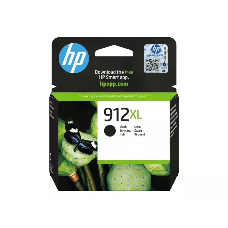 HP 912XL czarny oryginalny wkład atramentowy o wysokiej wydajności