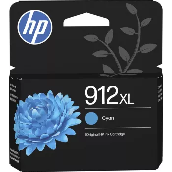 HP 912XL High Yield Cyan Original Ink Cartridge (8.5 ml, 700 stron) - 3YL81AE#LS1