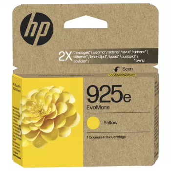 HP 925e EvoMore Żółty oryginalny wkład atramentowy - 800 stron