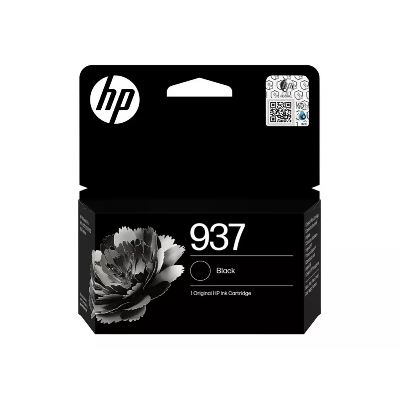HP 937 Black Oryginalny Wkład Atramentowy (4S6W5NE#30B)