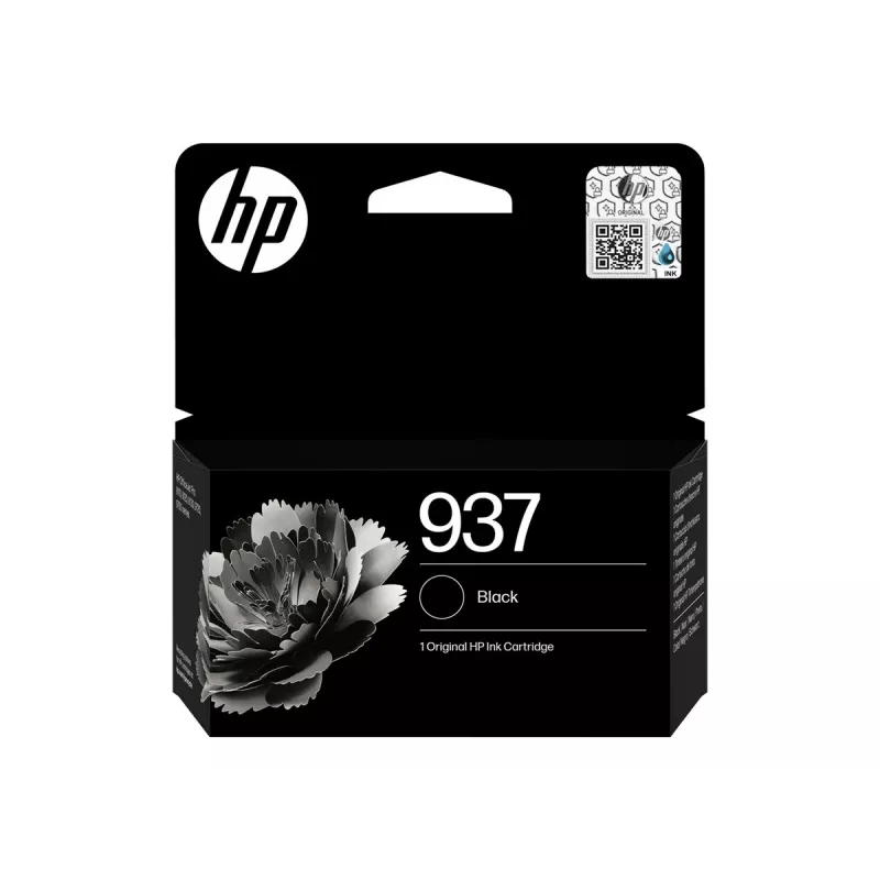 HP 937 Black Oryginalny Wkład Atramentowy (4S6W5NE#30B)
