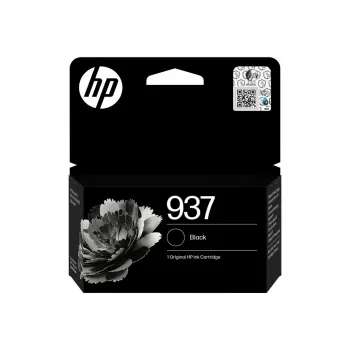 HP 937 czarny oryginalny wkład atramentowy – pigmentowy, standardowa wydajność (4S6W5NE#LS3)