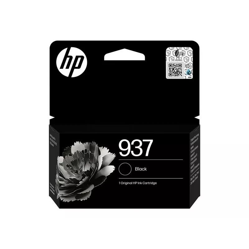 HP 937 czarny oryginalny wkład atramentowy – pigmentowy, standardowa wydajność (4S6W5NE#LS3)