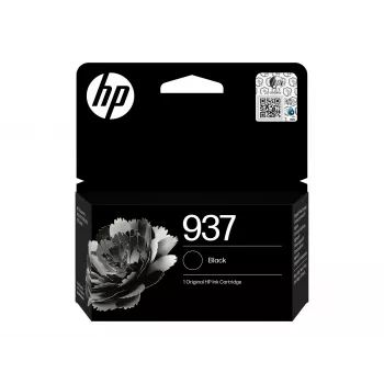 HP 937 czarny oryginalny wkład atramentowy – pigmentowy, standardowa wydajność (4S6W5NE#LS3)