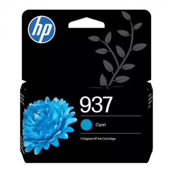 HP 937 Original Cyan Ink Cartridge (10 ml, High Yield)