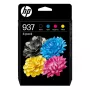 HP 937 Original Ink Cartridge 4-Pack (Black, Cyan, Magenta, Yellow)