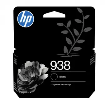 HP 938 Oryginalny Wysokowydajny Czarny Wkład Atramentowy (1,450 Stron)