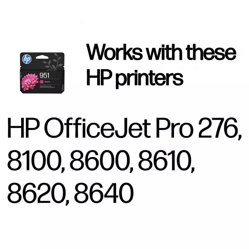 HP 951 Oryginalny wkład atramentowy Magenta 8ml (700 stron) do Officejet Pro