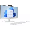 HP All-in-One 24-cr0009nf Desktop PC, Intel Core i5-1335U, 16GB RAM, 512GB SSD, 23.8 inch Full HD IPS Display, Windows 11 Home, Biały (produkt odnowiony)