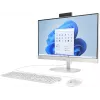 HP All-in-One 24-cr0009nf Desktop PC, Intel Core i5-1335U, 16GB RAM, 512GB SSD, 23.8 inch Full HD IPS Display, Windows 11 Home, Biały (produkt odnowiony)