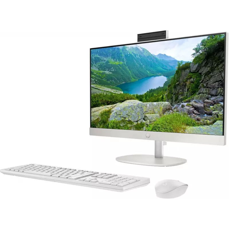 HP All-in-One Desktop 27-CT2XXX, Ryzen 7, 16 GB RAM, SSD Drive (produkt odnowiony)