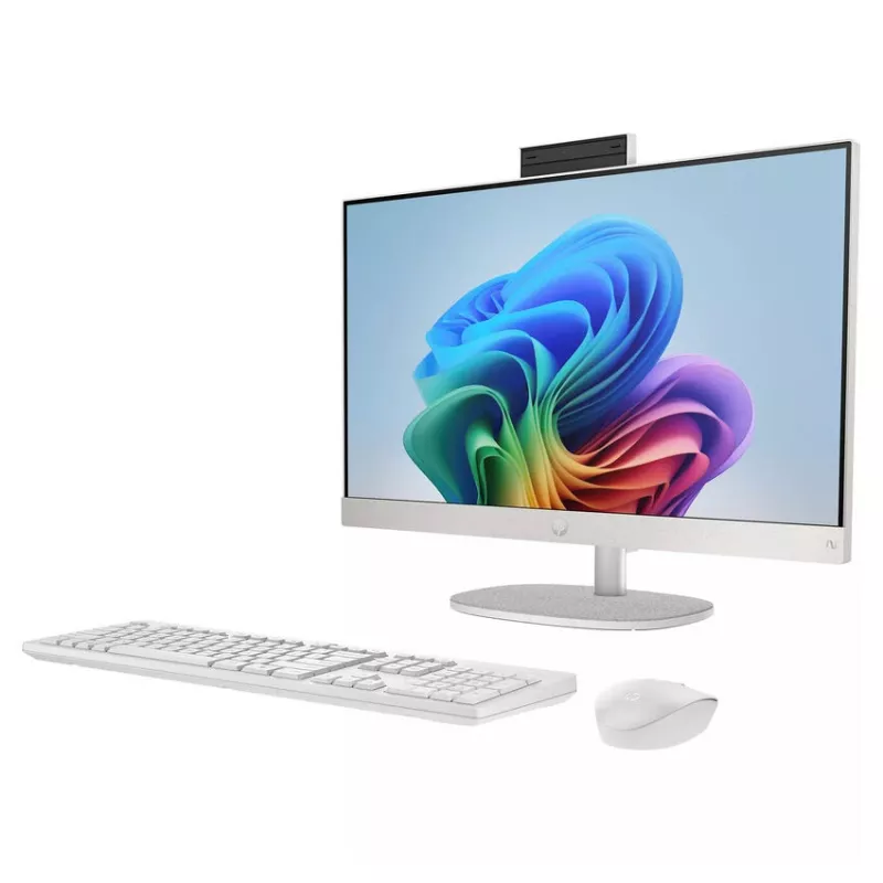 HP All-in-One Next Gen AI 24-ct2004nf, Ryzen AI 5, 16GB RAM, 512GB SSD, 23.8 inch Full HD IPS, Windows 11 Home (produkt odnowiony)