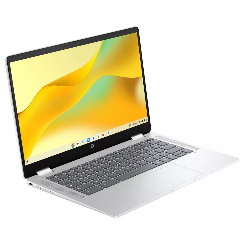 HP Chromebook x360 14b-cd0420ngx - 14 inch FHD IPS Dotykowy Konwertowalny - Intel N200 - 8GB RAM - 128GB UFS - Chrome OS - Srebrny