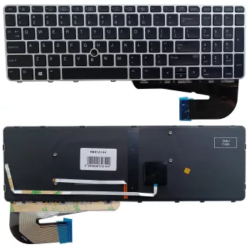 HP EliteBook 850 G3 / ZBook 15u G3 Podświetlana klawiatura z TrackPoint