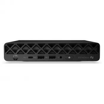 HP EliteDesk 8 Mini G2a Mini PC, AMD Ryzen AI 5 435, 16GB RAM, 512GB SSD, Windows 11 Pro, Czarny