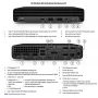 Mini PC HP EliteDesk 805 G6 - AMD Ryzen 5 PRO 2400GE, 16GB RAM, 512GB SSD, Win 11 Pro (odnowiony klasa B)