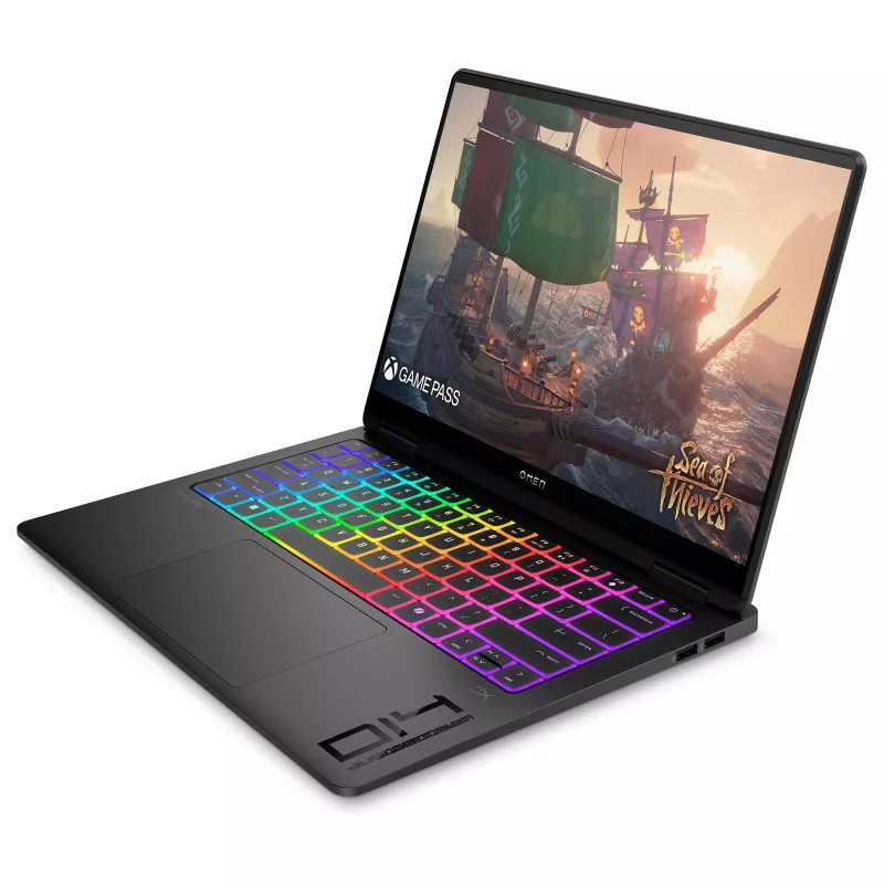 HP OMEN 14-fb1195ng Gaming Laptop 14 cali 2.8K OLED 120Hz, Intel Core Ultra 9 285H, 32GB RAM, 2TB SSD, RTX 5070, Windows 11 Home