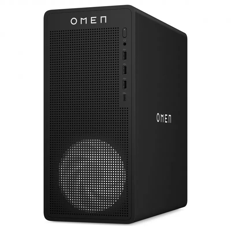 HP OMEN 16L TG03-1472ng Gaming Desktop PC, Intel Core i7-14650HX, 16GB DDR5, 512GB SSD, AMD Radeon RX 9060 XT, bez systemu operacyjnego, Shadow Black