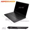 HP OMEN 17-db1470ng Laptop do gier, 17.3 cala QHD 165Hz, AMD Ryzen AI 7 350, 16GB RAM, 512GB SSD, RTX 5060, Windows 11 Home