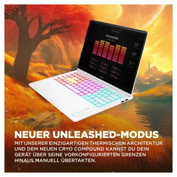 HP OMEN Transcend 14-fb1196ng Laptop do gier, 14 cali 2.8K OLED 120Hz, Intel Core Ultra 9 285H, 32GB RAM, 2TB SSD, RTX 5070, Windows 11 Home, niemiecki QWERTZ, Shadow Black