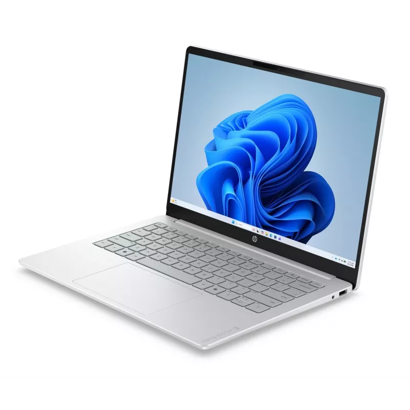 HP OmniBook 3 14-hu0012nwx 14 cali 2K IPS Laptop - Intel Core 3 100U, 8GB DDR5, 256GB SSD, Windows 11 Home, Glacier Silver
