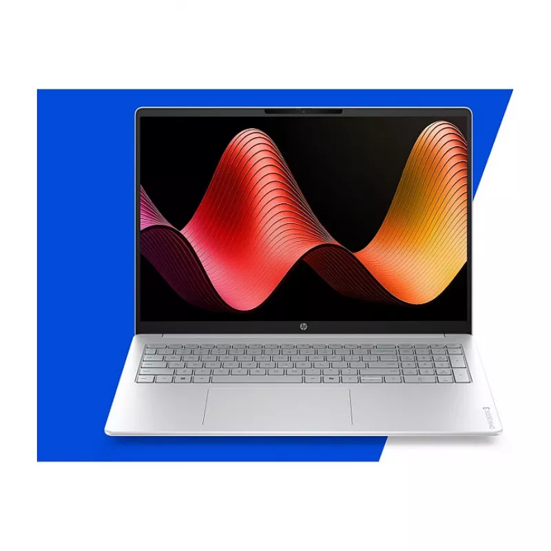 HP OmniBook 3 16-bu0055ngx 16-calowy laptop, Intel Core Ultra 5 225U, 24GB DDR5 RAM, 512GB SSD, Windows 11 Home, Srebrny