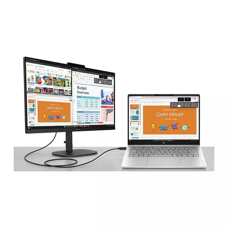 HP OmniBook 3 16-bu0055ngx 16-calowy laptop, Intel Core Ultra 5 225U, 24GB DDR5 RAM, 512GB SSD, Windows 11 Home, Srebrny
