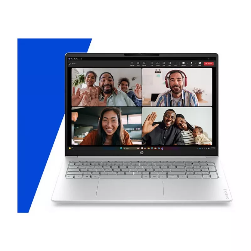 HP OmniBook 3 16-bu0131ng, 16 cali WUXGA IPS, Intel Core 3 100U, 8GB RAM, 512GB SSD, Windows 11 Home, Natural Silver
