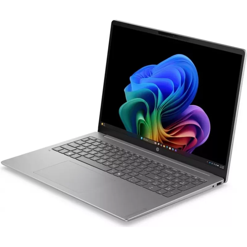 HP OmniBook 3 NGAI 16-bz0142nzx Laptop 16 cali WUXGA Qualcomm Snapdragon X Elite 16GB RAM 512GB SSD Windows 11 Home Srebrny