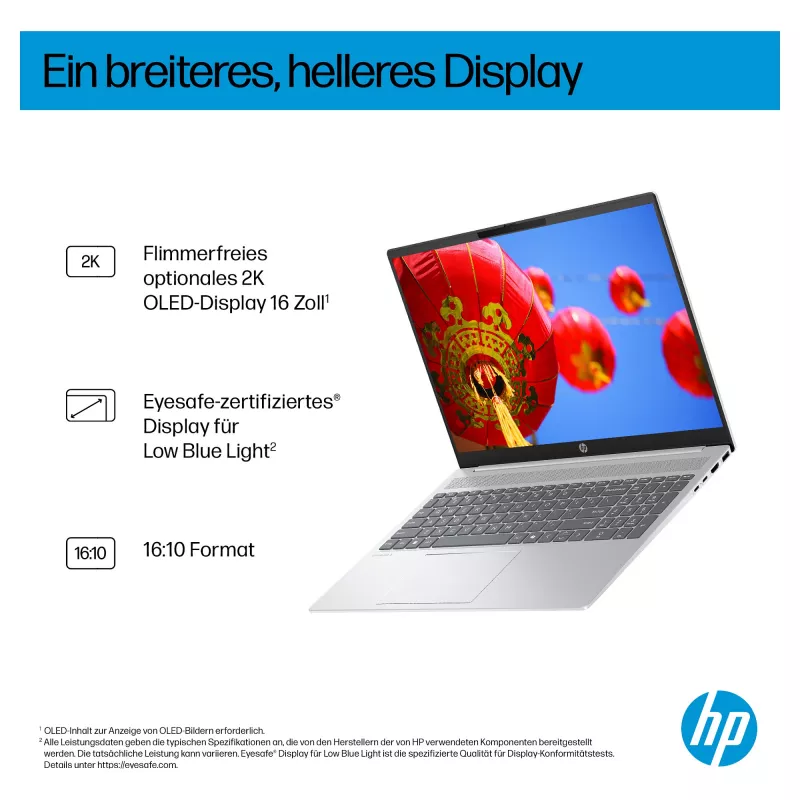 Laptop HP OmniBook 5 AI 16-af1450ngx, 16 cali, Intel Core Ultra 5 225U, 16GB RAM, 512GB SSD, Windows 11 Home