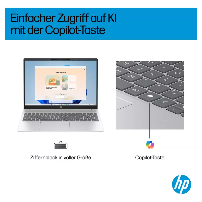 Laptop HP OmniBook 5 AI 16-af1450ngx, 16 cali, Intel Core Ultra 5 225U, 16GB RAM, 512GB SSD, Windows 11 Home