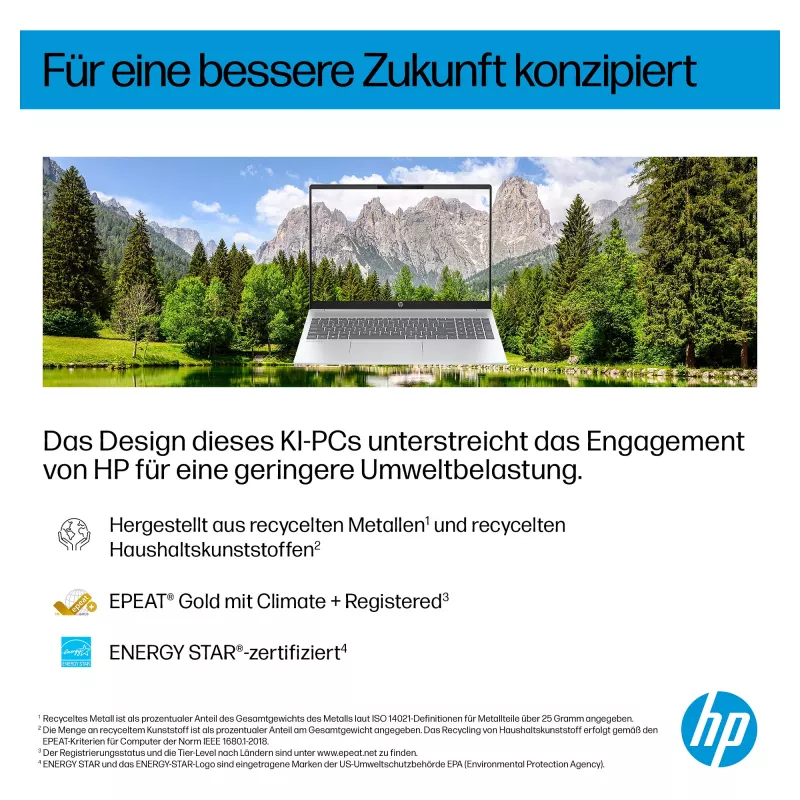 Laptop HP OmniBook 5 AI 16-af1450ngx, 16 cali, Intel Core Ultra 5 225U, 16GB RAM, 512GB SSD, Windows 11 Home