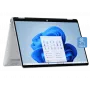 HP OmniBook 5 Flip 14-fp0011nx Convertible Laptop, Intel Core 5 120U, 16 GB RAM, 512 GB SSD, 14.0 inch WUXGA Touchscreen, Windows 11 Home, Natural Silver (produkt odnowiony)