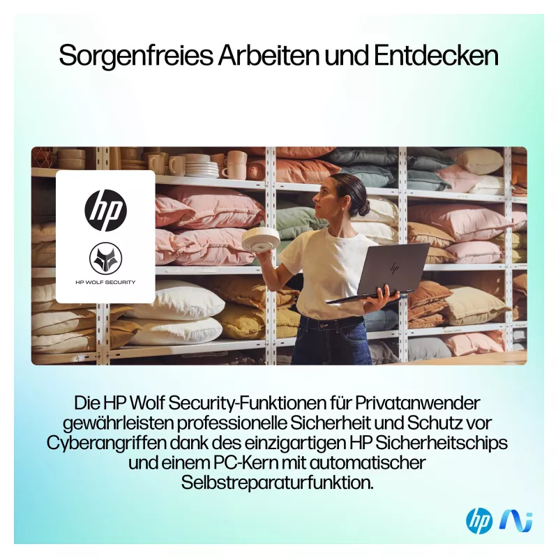 HP OmniBook Ultra Flip 14-fh0678ng 2-w-1 laptop, Intel Core Ultra 7, 32GB RAM, 1TB SSD, 14-calowy ekran dotykowy OLED, Windows 11 Home, Natural Silver