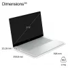 HP OmniBook X Next Gen AI 17-de0070ngx, 17,3 cala QHD+ IPS, Snapdragon X Elite X1E-78-100, 16GB LPDDR5X, 1TB SSD, Windows 11 Home, Ceramic White, klawiatura niemiecka