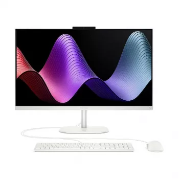 HP OmniStudio 27-cw0450ng All-in-One PC, 27 cali FHD, AMD Ryzen AI 5, 16GB RAM, 512GB SSD, Windows 11 Home, Biały