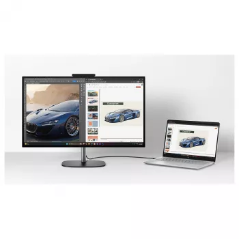 HP OmniStudio X 27-cx0452ng All-in-One PC, 27 cali QHD IPS, Intel Core Ultra 5, 24GB DDR5 RAM, 1TB SSD, Windows 11 Home, Biały