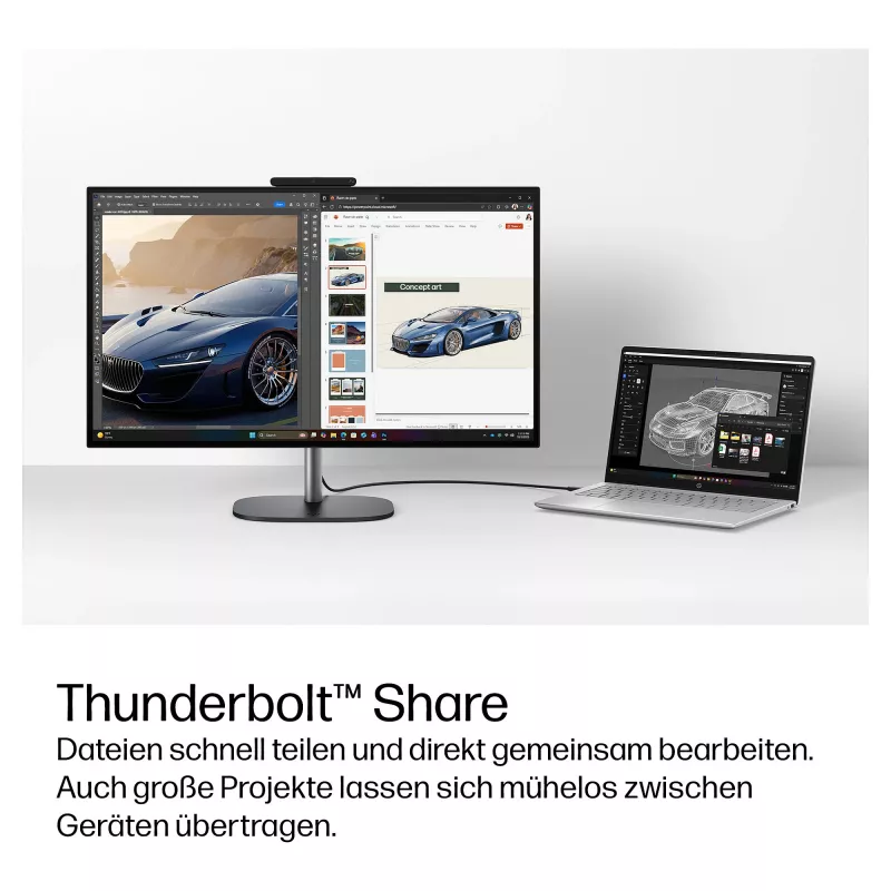 HP OmniStudio X 27-cx0475ng All-in-One PC, 27 cali QHD dotykowy, Intel Core Ultra 7, 24GB RAM, 1TB SSD, RTX 5050, Windows 11 Home