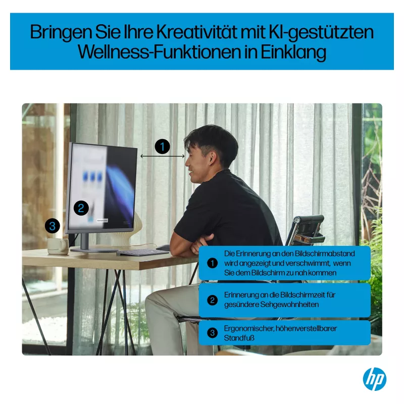 HP OmniStudio X All-in-One 32-c0077ng, srebrny, Windows 11 Home