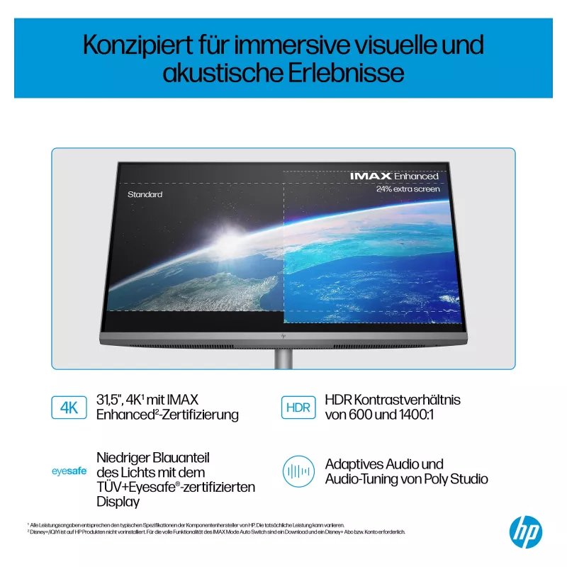 HP OmniStudio X All-in-One 32-c0077ng, srebrny, Windows 11 Home