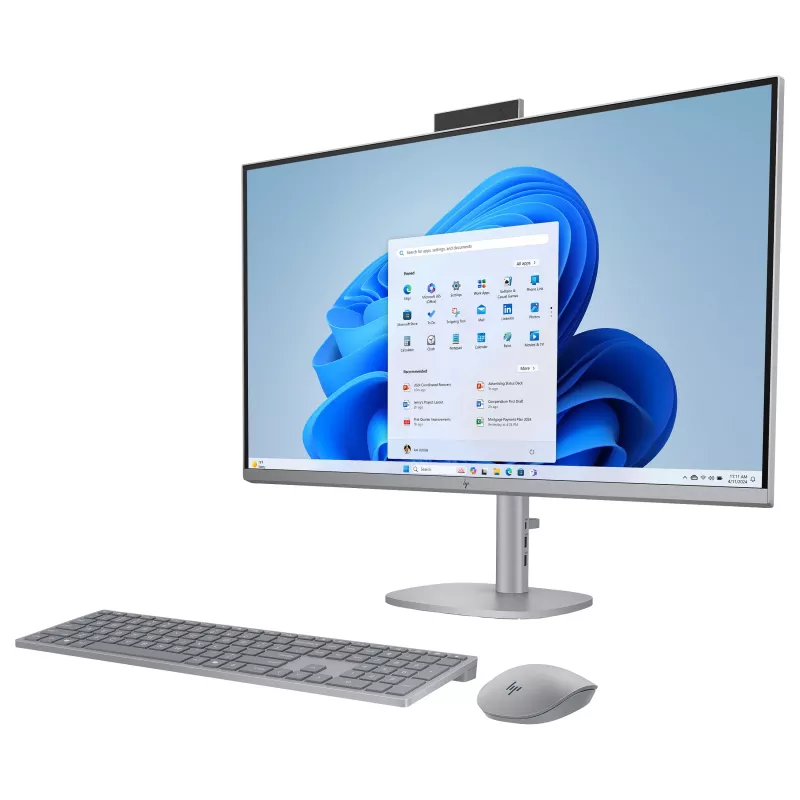 HP OmniStudio X All-in-One 32-c0077ng, srebrny, Windows 11 Home