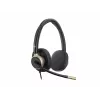 HP Poly Mission 825 Stereo USB Wired Headset z aktywną redukcją szumów, czarny, certyfikowany dla Microsoft Teams, Zoom, Google Meet, Works With Chromebook