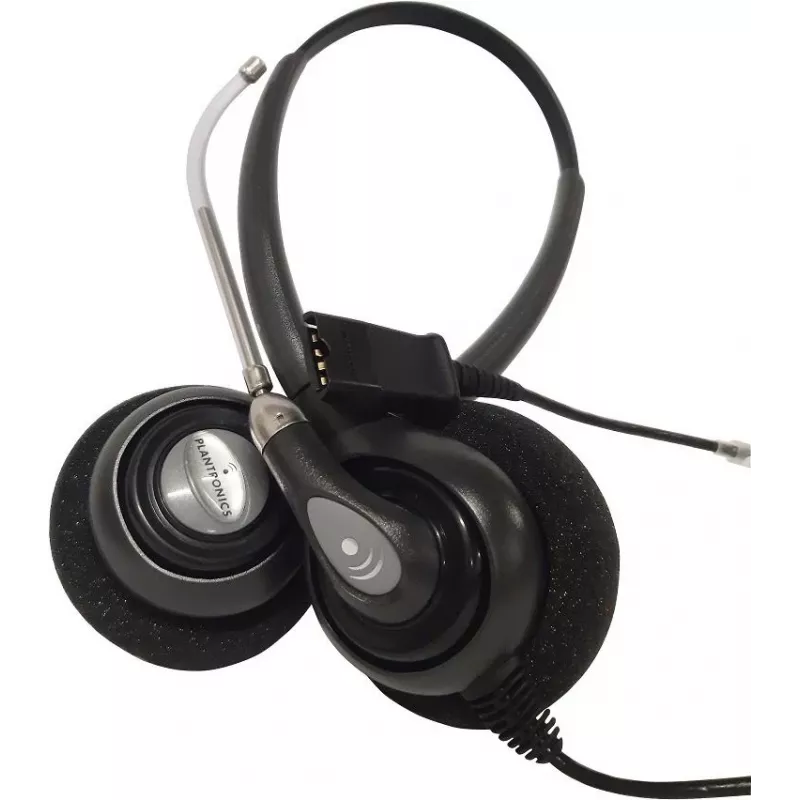 HP POLY Plantronics SupraPlus H261H dwuuszny szerokopasmowy przewodowy zestaw słuchawkowy z mikrofonem redukującym szumy (87129-02)