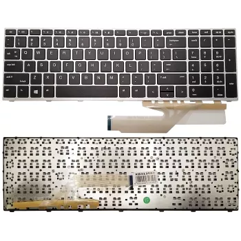 Klawiatura zamienna z ramką do HP ProBook 450 G5, 455 G5, 470 G5 – układ US English