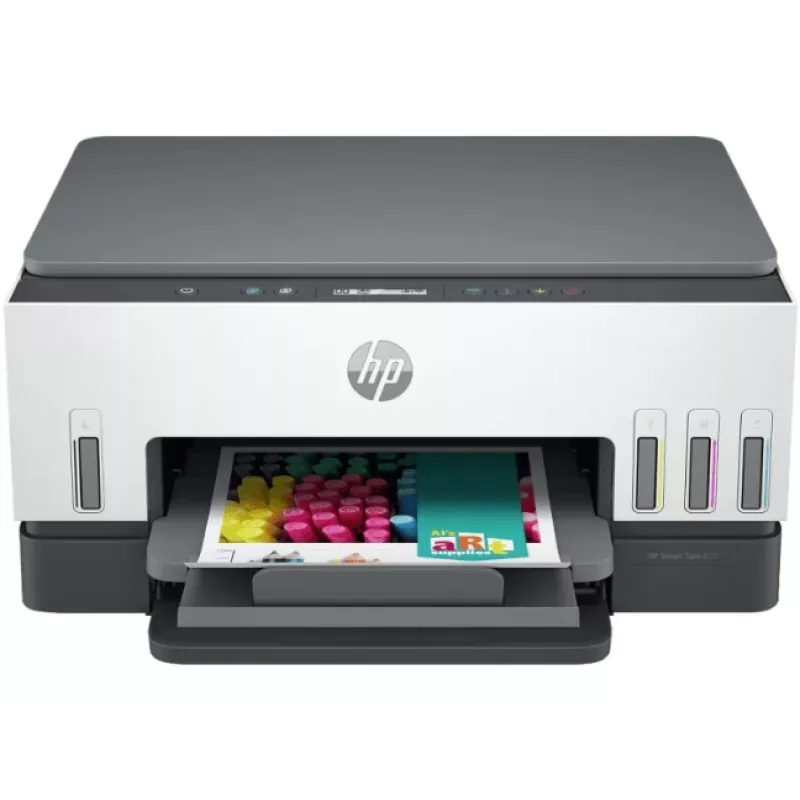 HP Smart Tank 670 All-in-One Printer Inkjet Colour MFP A4 12 ppm USB Wi-Fi Bluetooth