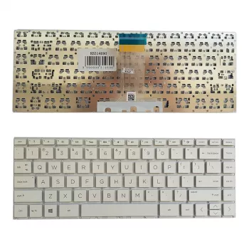 HP Stream 14-DS Klawiatura zamienna, US English, biała