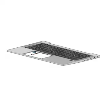 HP Top Cover z podświetlaną klawiaturą (English International), podpórką pod nadgarstki i touchpadem do ProBook 450 G6/G7 - Carbonite Black