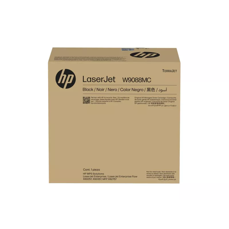 HP W9088MC Black Managed LaserJet Toner Cartridge