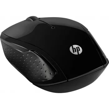 HP Wireless Mouse 200 – Optyczna mysz bezprzewodowa 2,4 GHz, 1000 DPI, 3 przyciski, dla leworęcznych i praworęcznych, czarna X6W31AA#ABD
