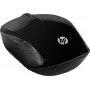 HP Wireless Mouse 200 – Optyczna mysz bezprzewodowa 2,4 GHz, 1000 DPI, 3 przyciski, dla leworęcznych i praworęcznych, czarna X6W31AA#ABD